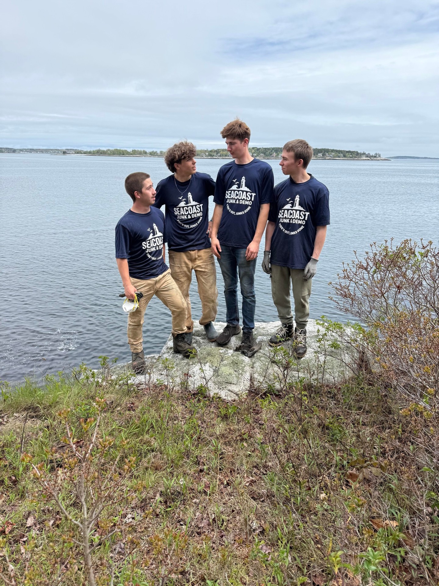 Zachary and the Seacoast Junk & Demo crew